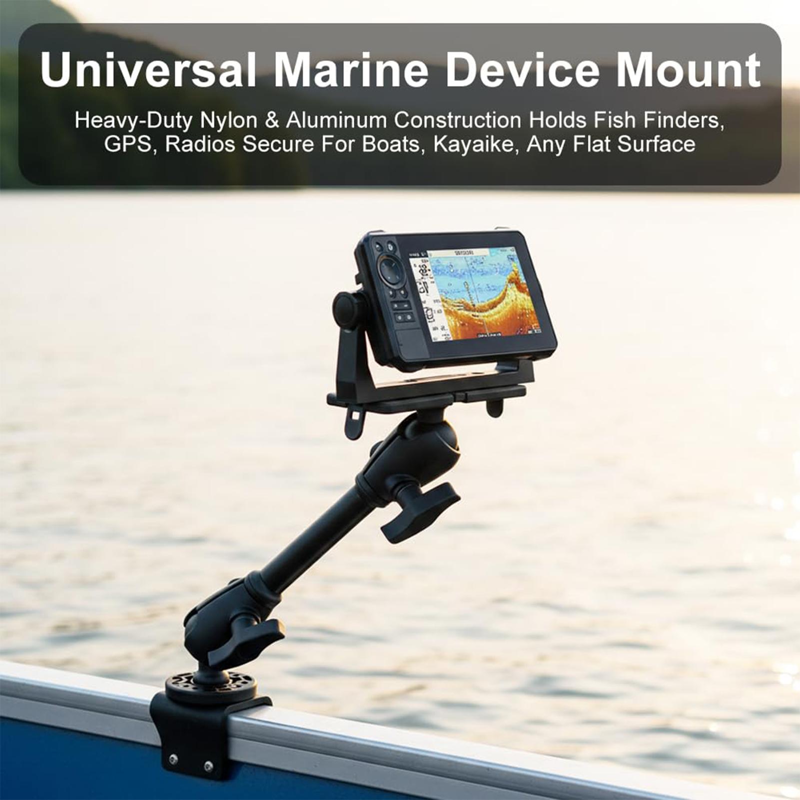 Fishing Kayak Fish Finder Mount - Fischfinder-Halterung, um 360 Grad drehbar, Kajak-Geberhalterung,