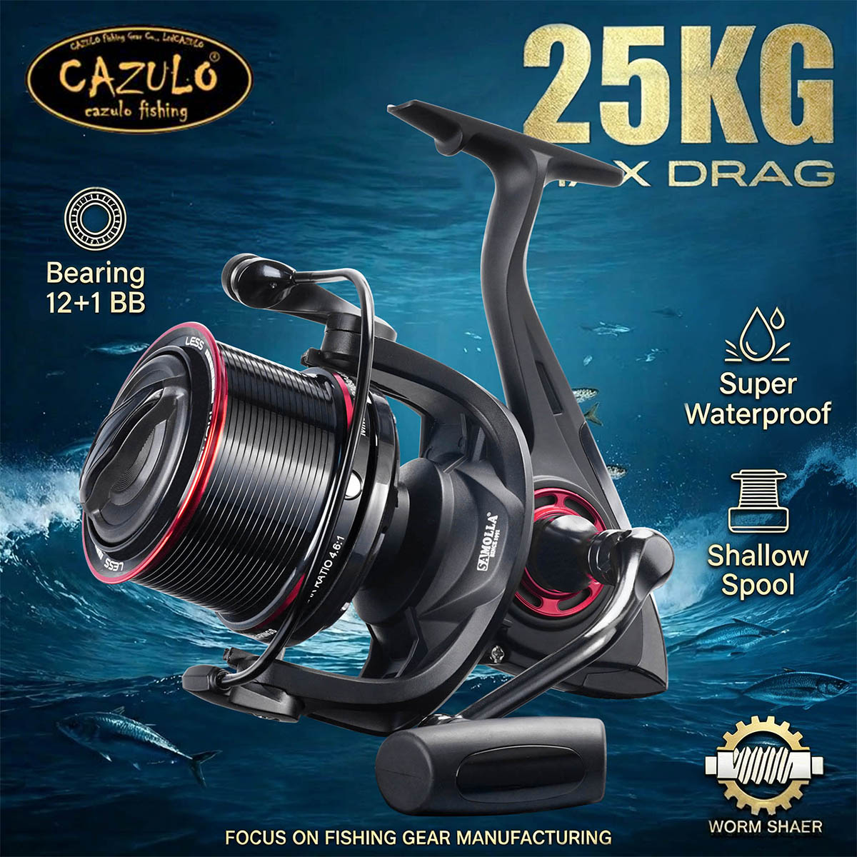 CAZULO Long-Cast-Spinnrolle fü – Daiwa Reel Bg Bewertung und Preis
