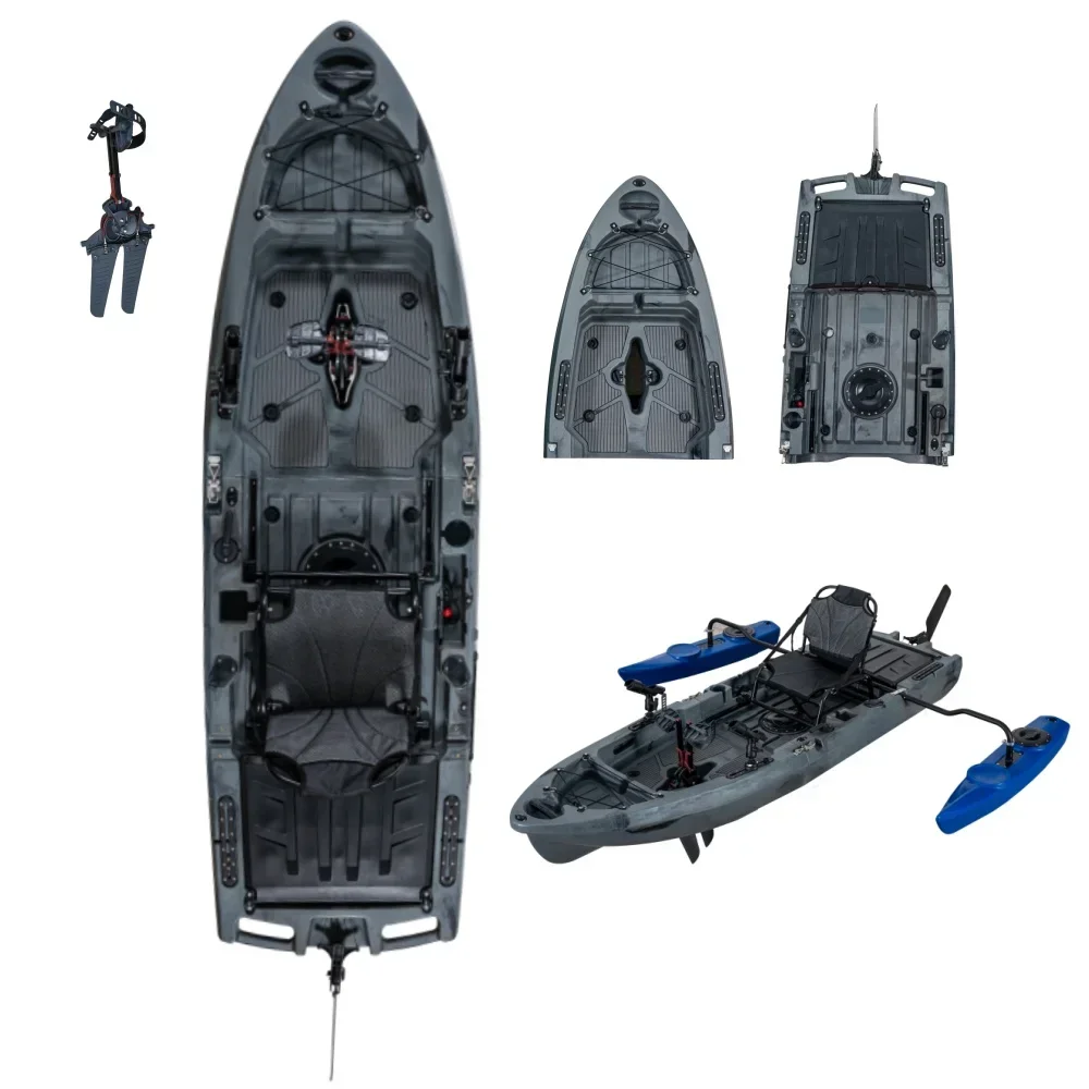Neues Design Flossenpedal-Antr – Fishing Kayak Pedal Drive Bewertung und Preis