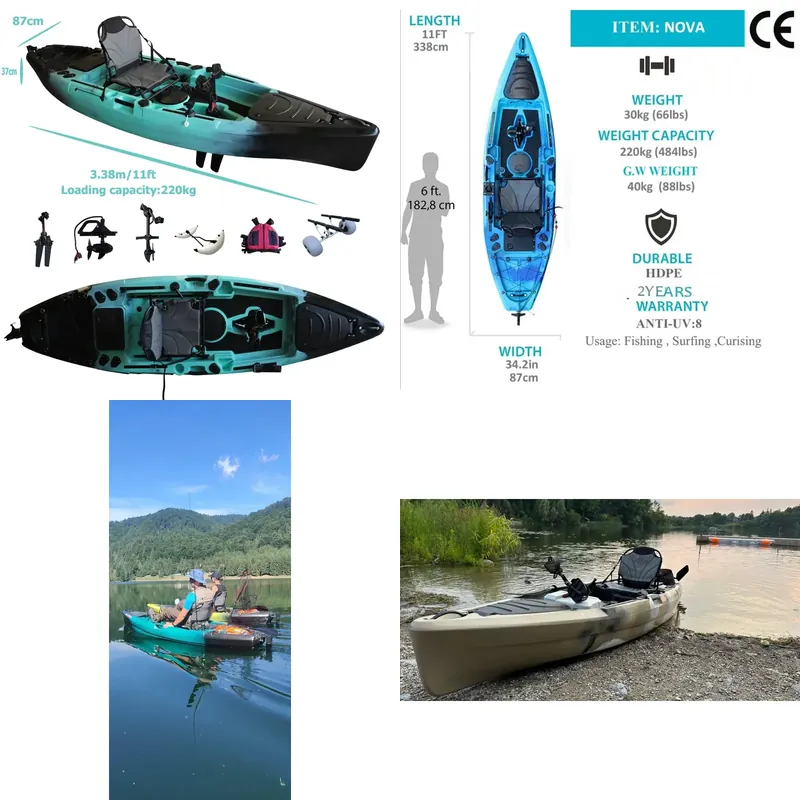 Angelkajak mit Flossenantrieb, – Fishing Kayak Pedal Drive Bewertung und Preis